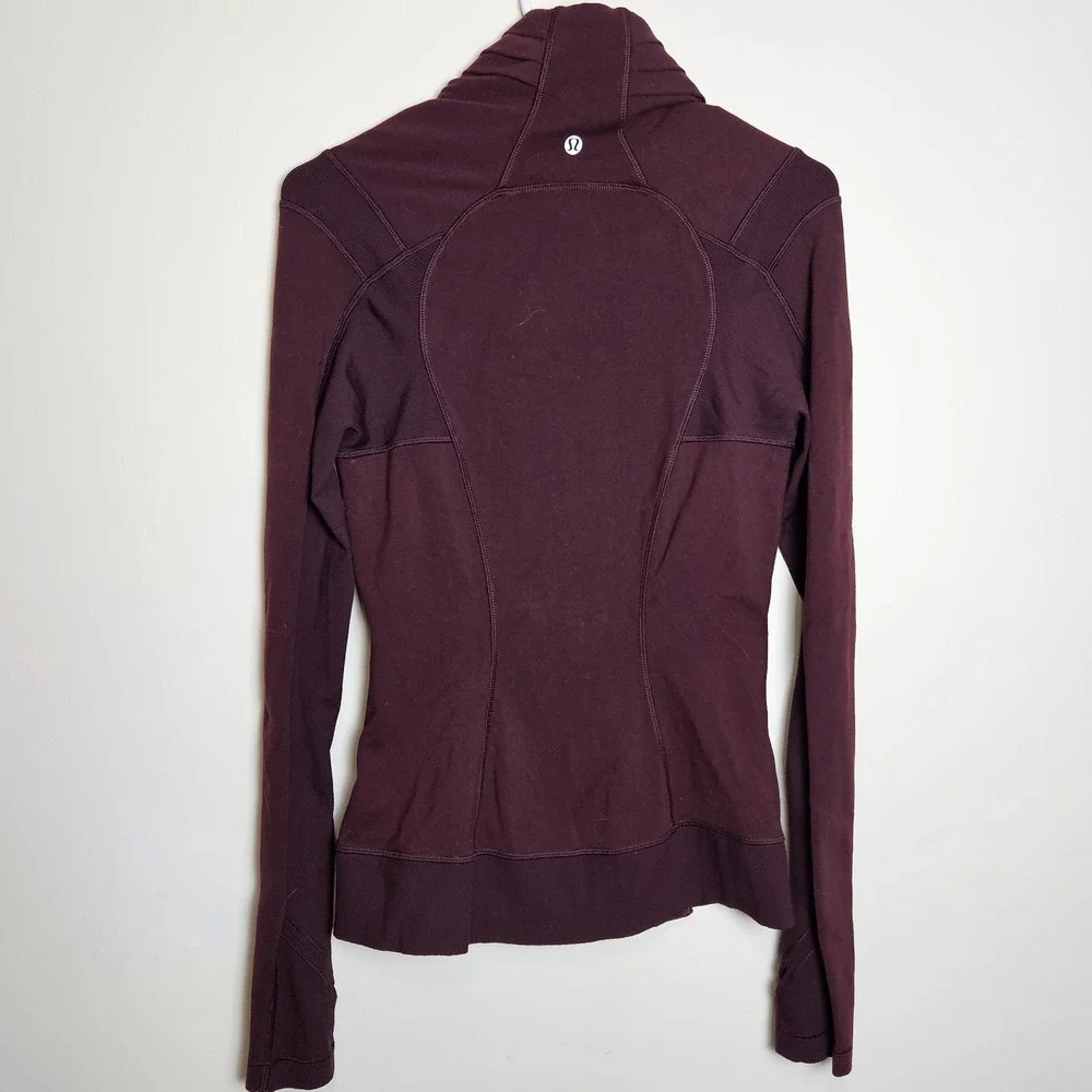 Lululemon Kanto Catch Me Jacket Women's Size‎ 6 Bordeaux Drama